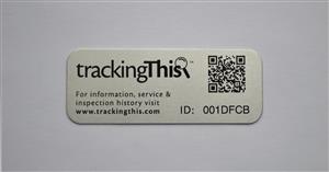 trackingThis Aluminium Labels