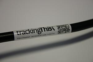 trackingThis QR barcode cable labels