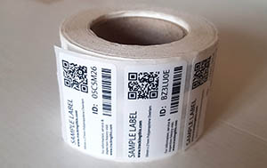 trackingThis QR barcode branded labels